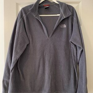 The North Face Men's Gray Zip-Up Sweater